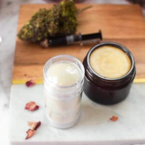 A picture of a cannabis balm.