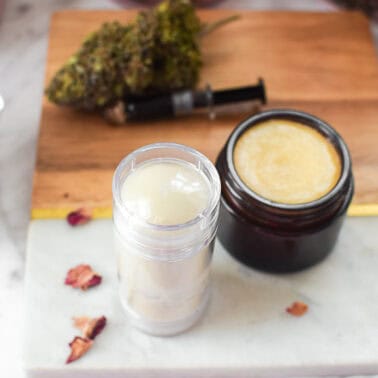 A picture of a cannabis balm.