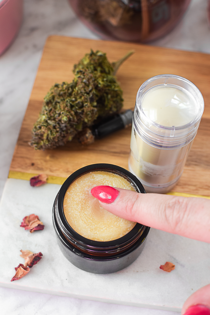 A picture of a cannabis balm.