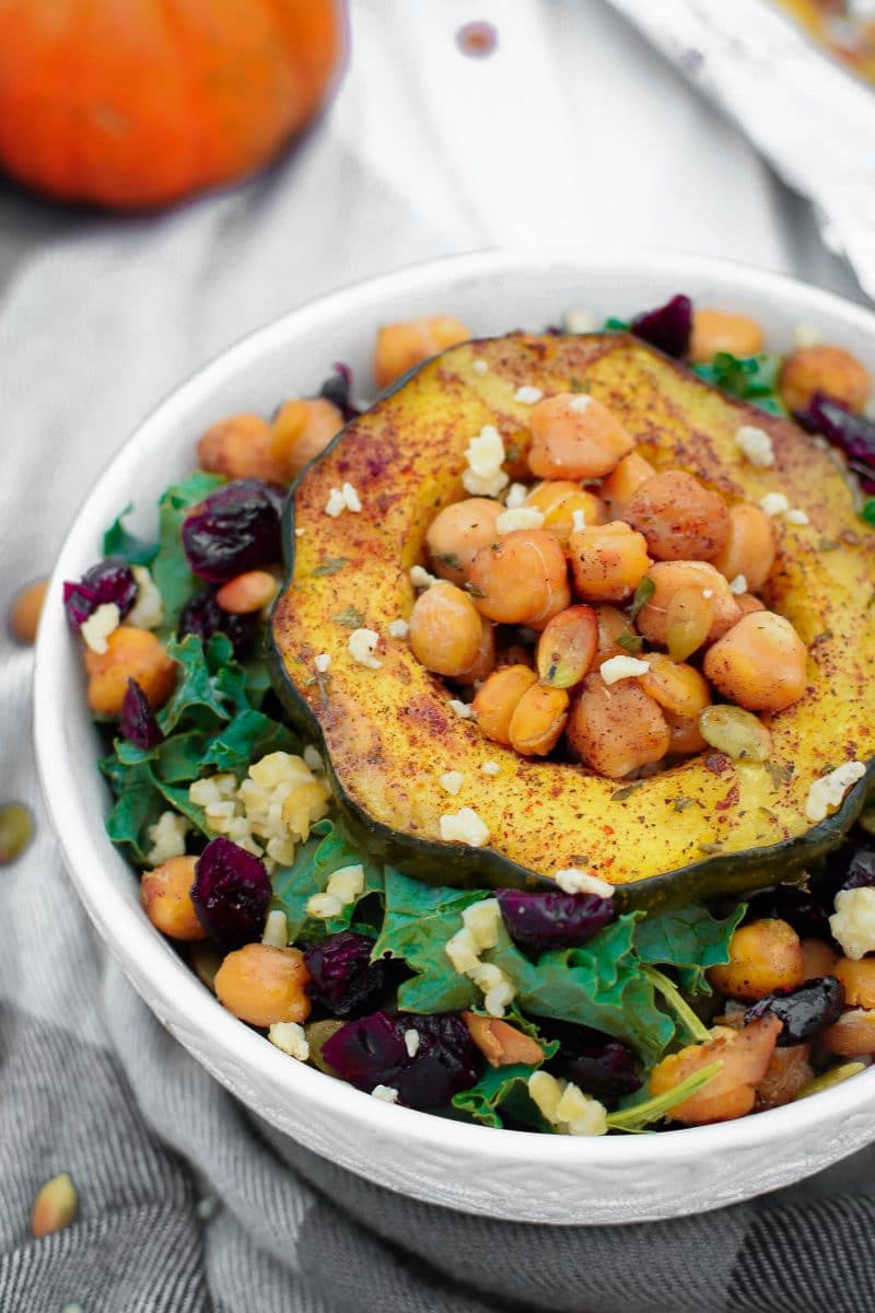 Autumn Harvest Plant-Based Protein Power Bowl by Emily Kyle Nutrition