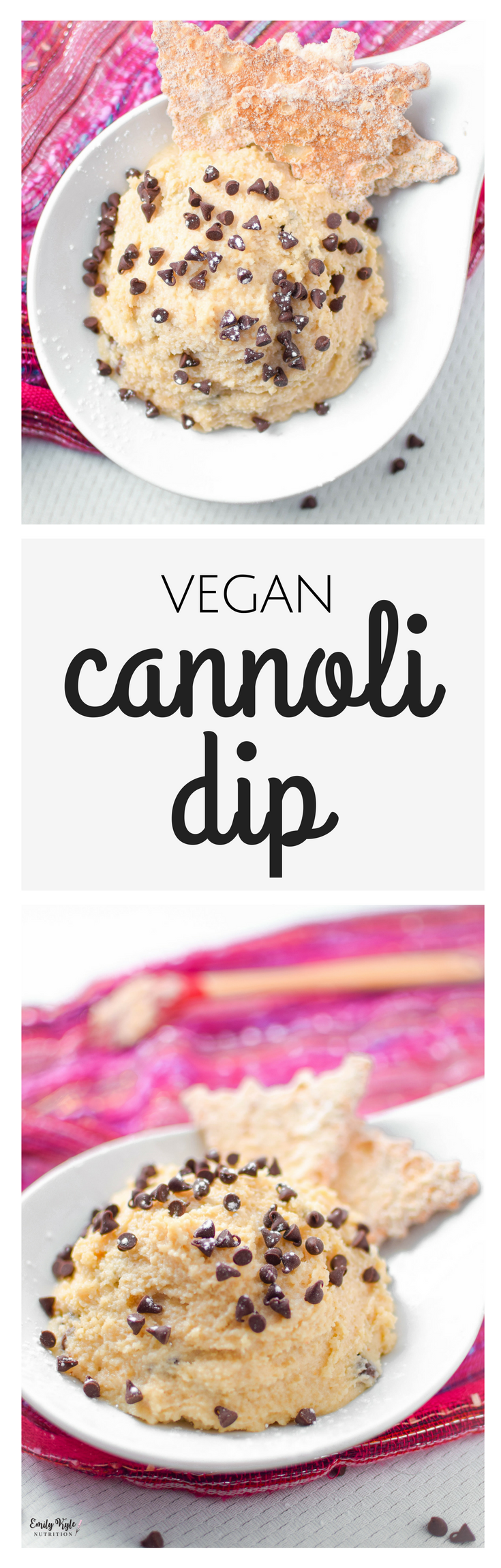 This healthy alternative to the beloved Italian classic, this Vegan Cannoli Dip is a tasty creation made by using ground almonds and cashews to make a deliciously creamy dip that is both plant-based and gluten-free.