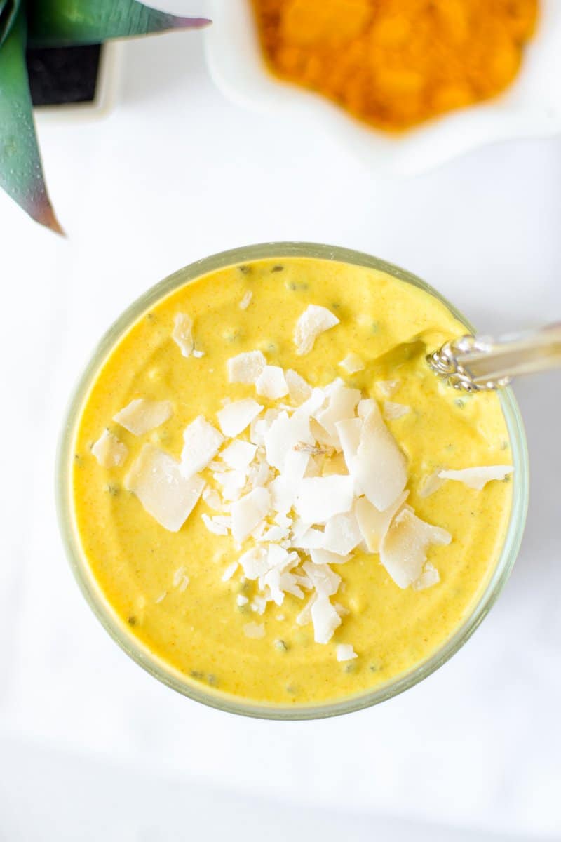 Turmeric Golden Milk Yogurt Bowl by Emily Kyle Nutrition