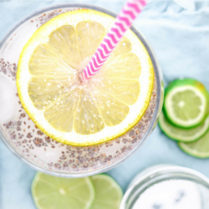 Delicious & refreshing, this Citrus Chia Fresca is the perfect drink to help nourish and hydrate you at any party or get together, during the hot summer months, after a sporting event, or whenever you are thirsty!