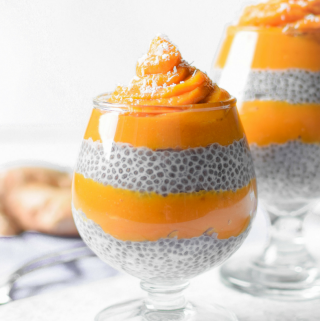 Sweet Ginger & Coconut Chia Seed Pudding by Emily Kyle Nutrition