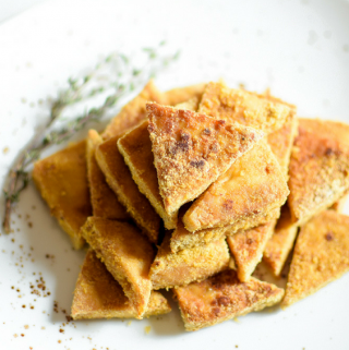 Perfectly Baked Cheesy Crispy Tofu Emily Kyle