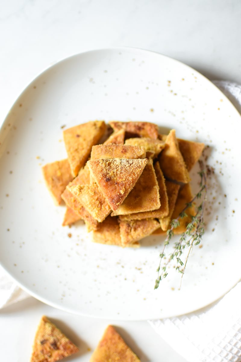 Baked Cannabis Tofu Bites