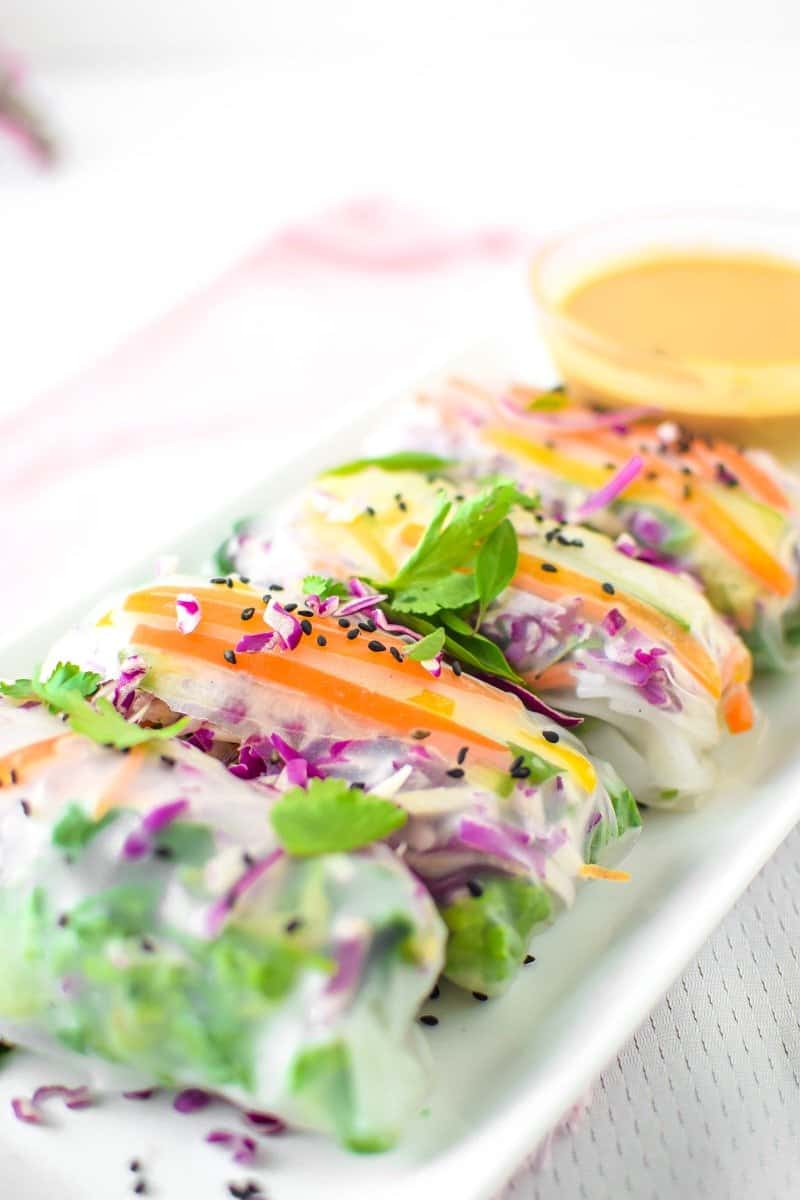 Vegetable Spring Rolls Step by Step Recipe - Edible Garden