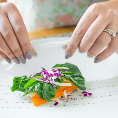 Step by Step Guide to Rolling Fresh Spring Rolls by Emily Kyle Nutrition
