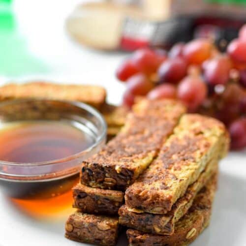 Healthy French Toast Sticks by Emily Kyle Nutrition