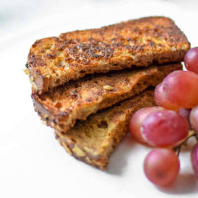 Healthy French Toast Sticks by Emily Kyle Nutrition