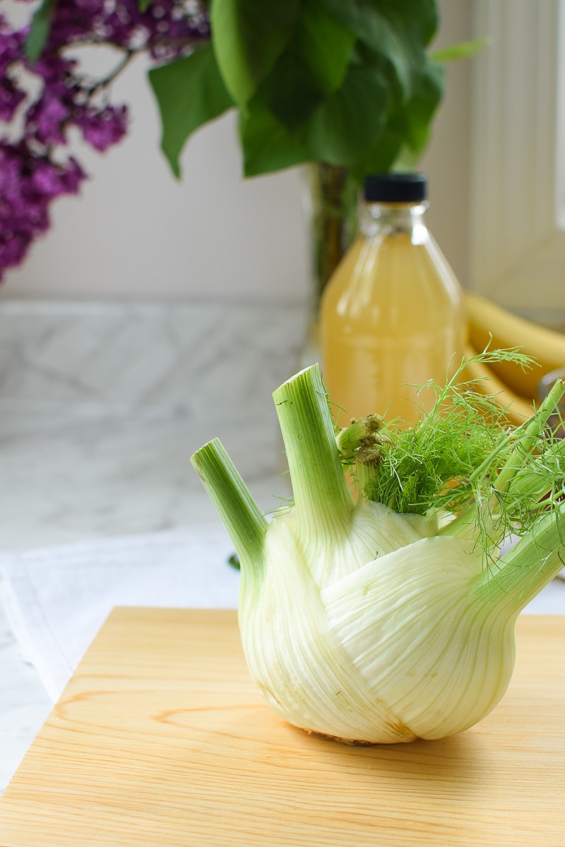 A picture of a fennel bulb, an ingredient to help ease a stomachache.