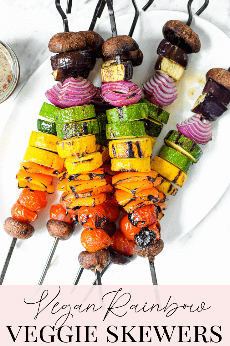 Rainbow Grilled Veggie Kebabs » Emily Kyle Nutrition