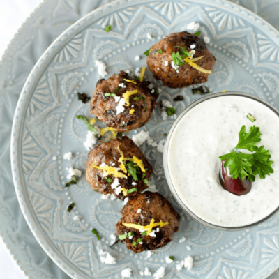 Greek Lamb Meatballs