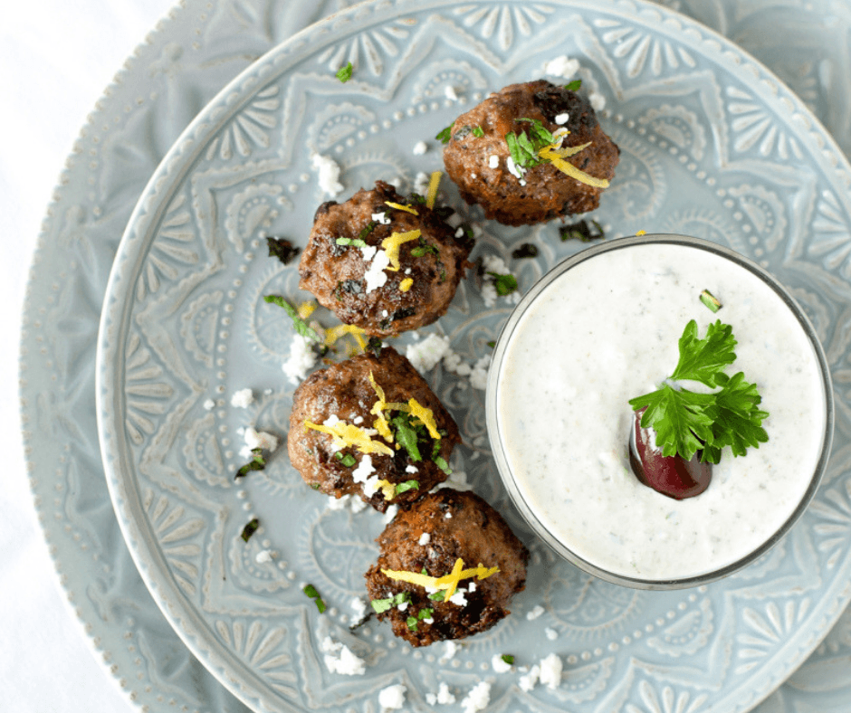 Greek Lamb Meatballs