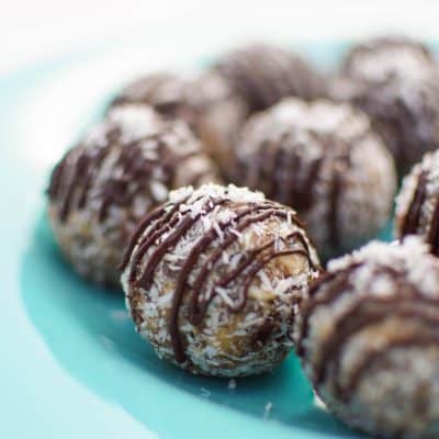 Almond Joy Protein Balls with Dates