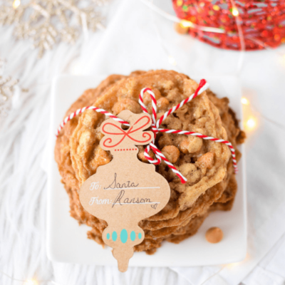 Butterscotch Oatmeal Cookies by Emily Kyle Nutrition