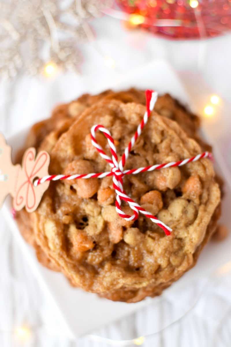 Butterscotch Oatmeal Cookies by Emily Kyle Nutrition