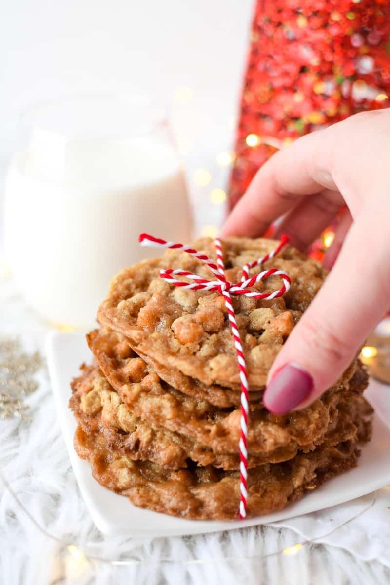 Cannabis Butterscotch Oatmeal Cookies