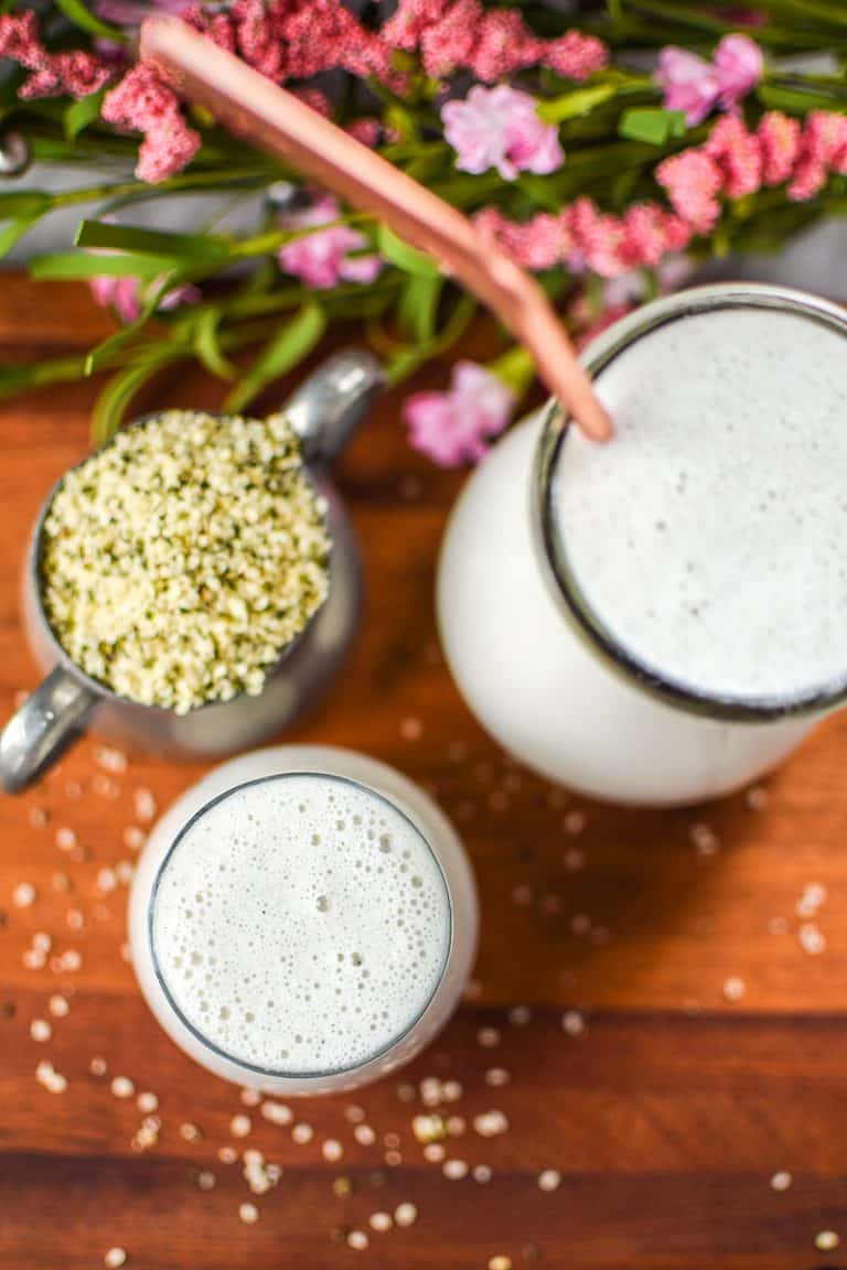 Easy Homemade Hemp Seed Milk » Emily Kyle, MS, RDN