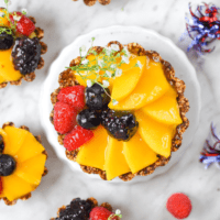 Cannabis Mango Fruit Tart