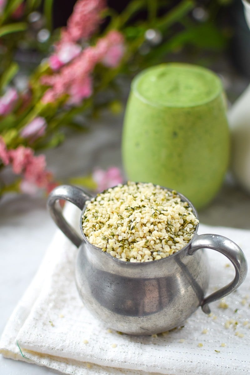 Green Dream Hemp Seed Smoothie by Emily Kyle Nutrition