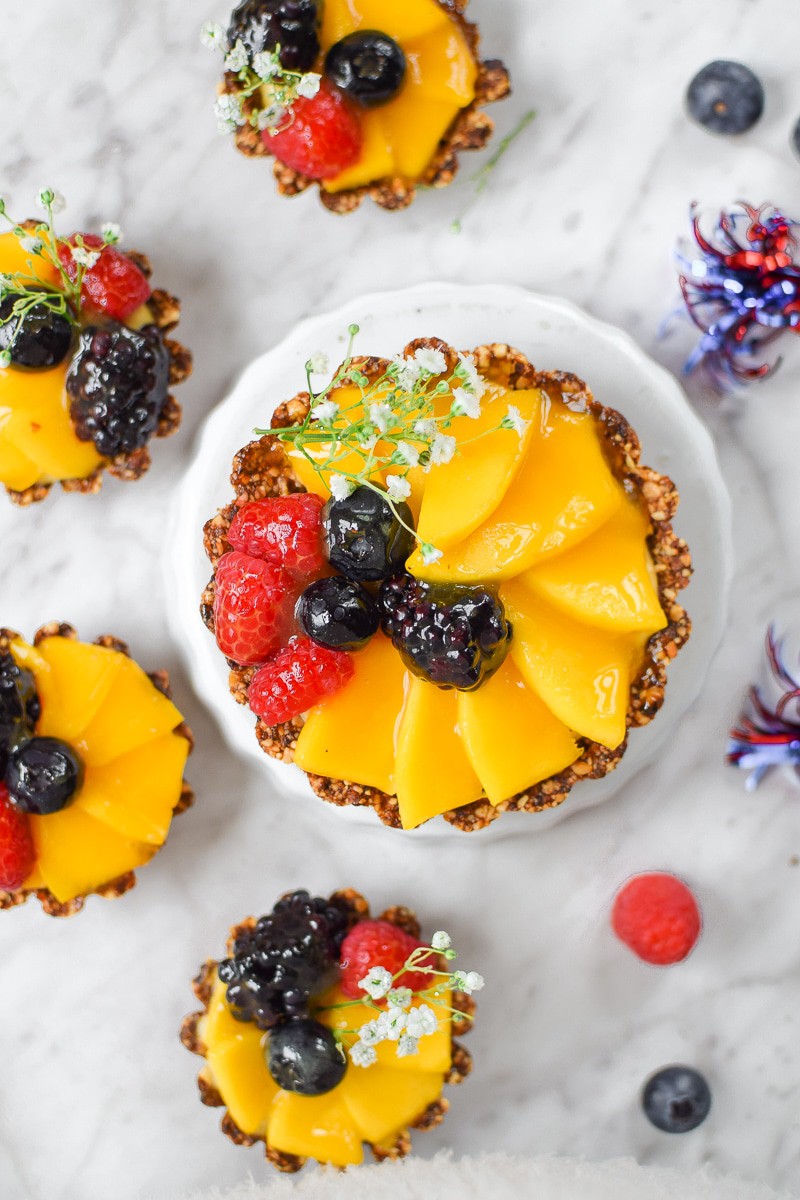 Cannabis Mango Fruit Tarts