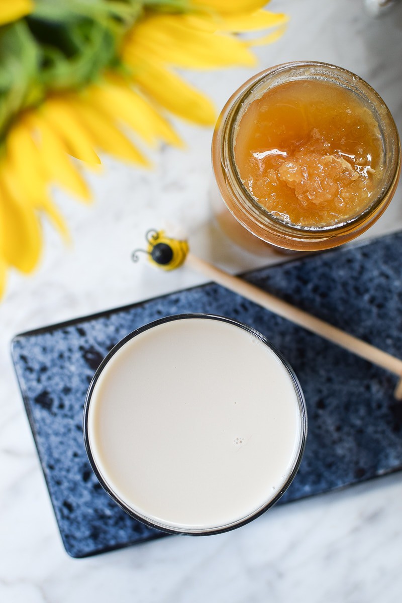 Homemade Sunflower Seed Milk from Emily Kyle Nutrition