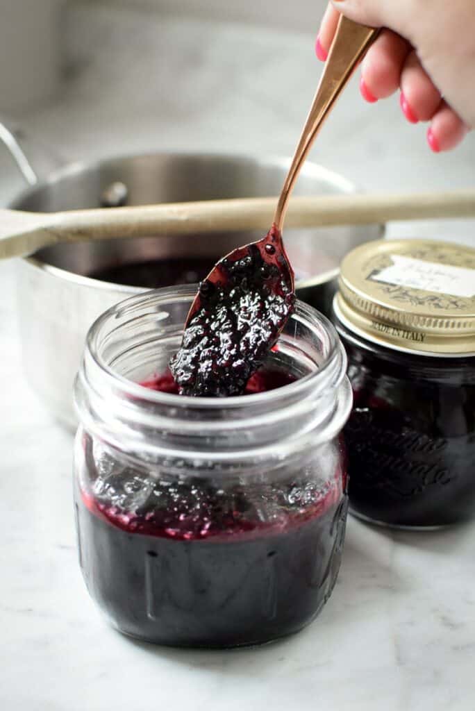 Wild Blackberry Or Black Raspberry Jam Emily Kyle MS RDN