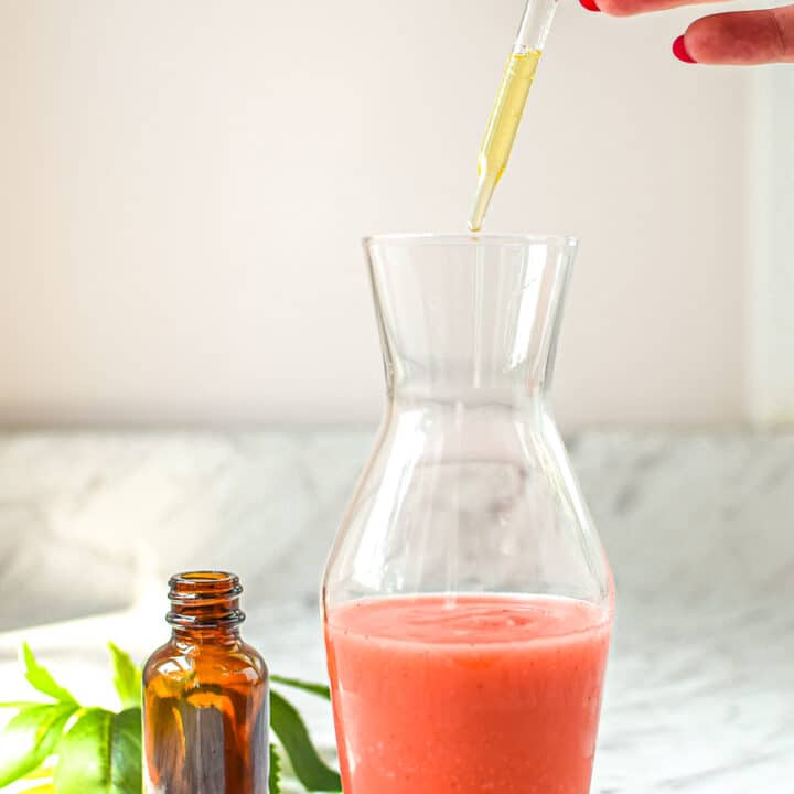 CBD Infused Vinaigrette with Strawberry Burrata Salad