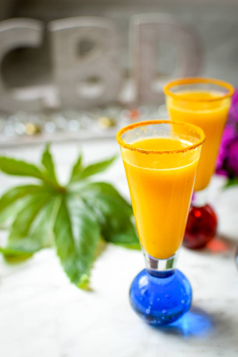 Ginger Turmeric Shots Infused With CBD