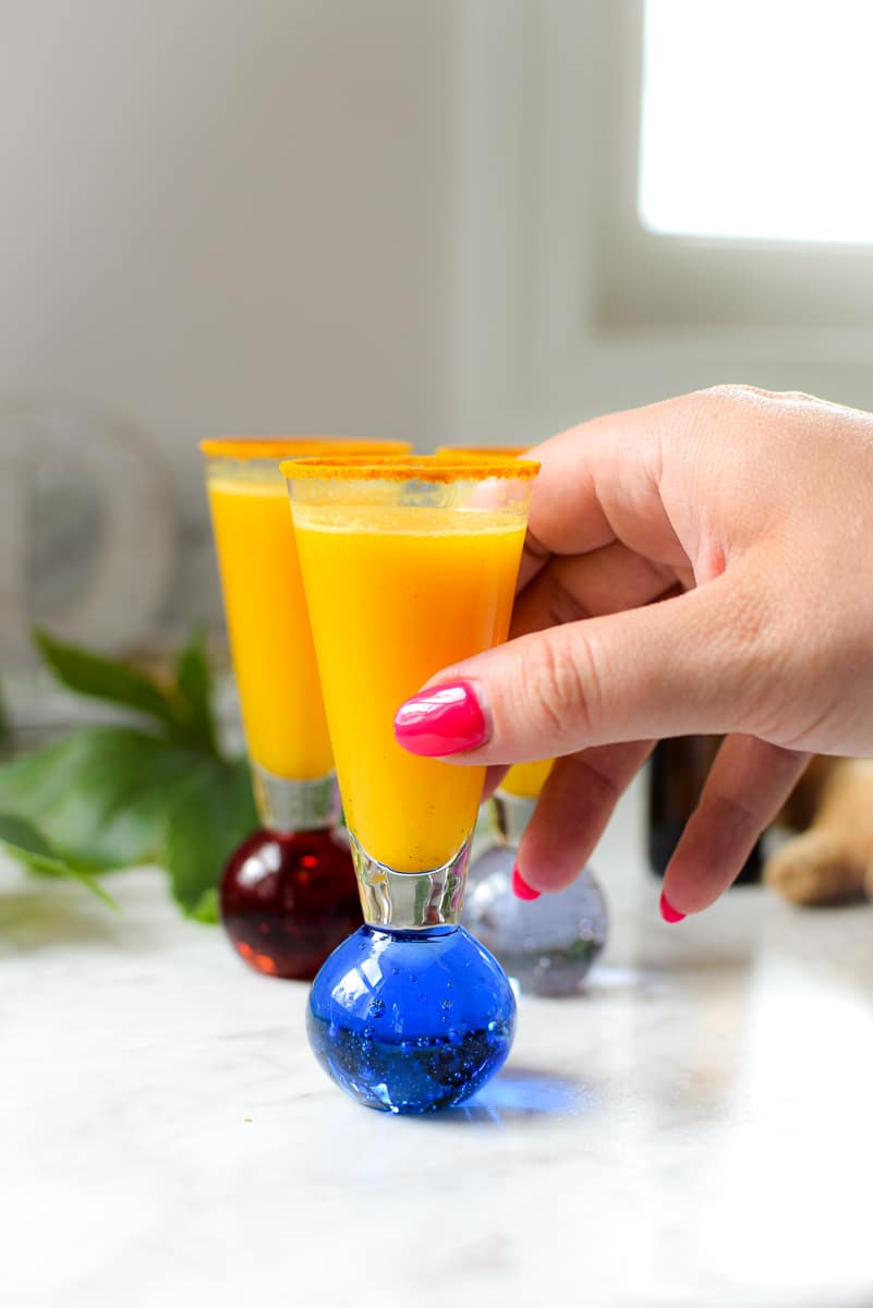 Ginger Turmeric Shots Infused With CBD