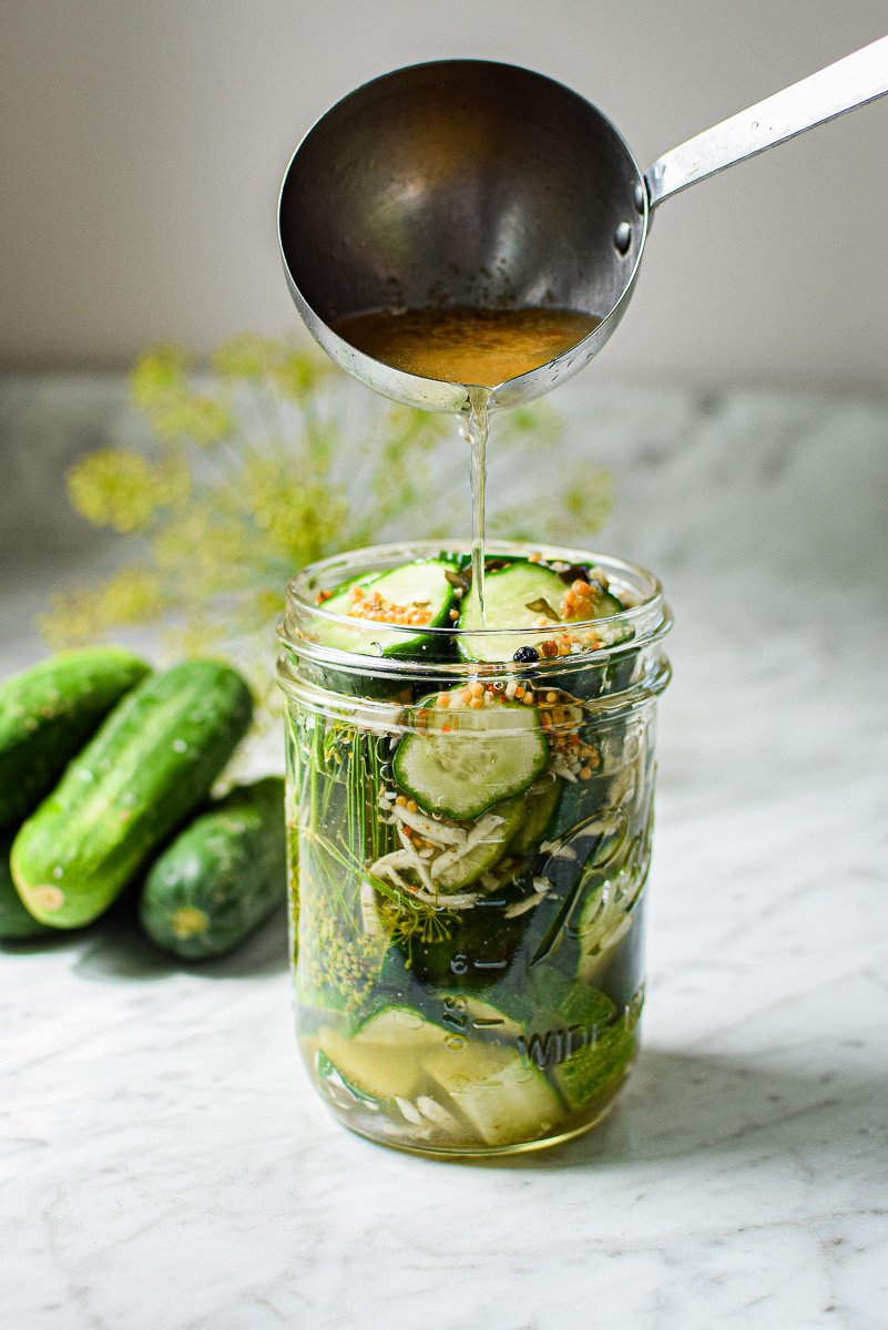 Homemade Horseradish Pickles by Emily Kyle Nutrition