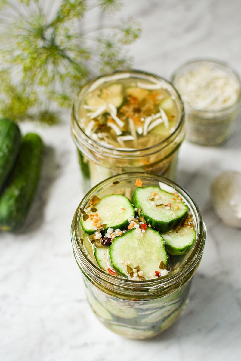 Homemade Horseradish Pickles by Emily Kyle Nutrition