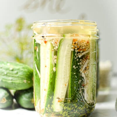 Homemade Horseradish Pickles by Emily Kyle Nutrition