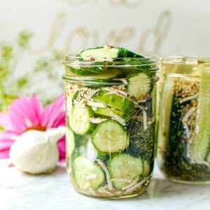 Homemade Horseradish Pickles by Emily Kyle Nutrition