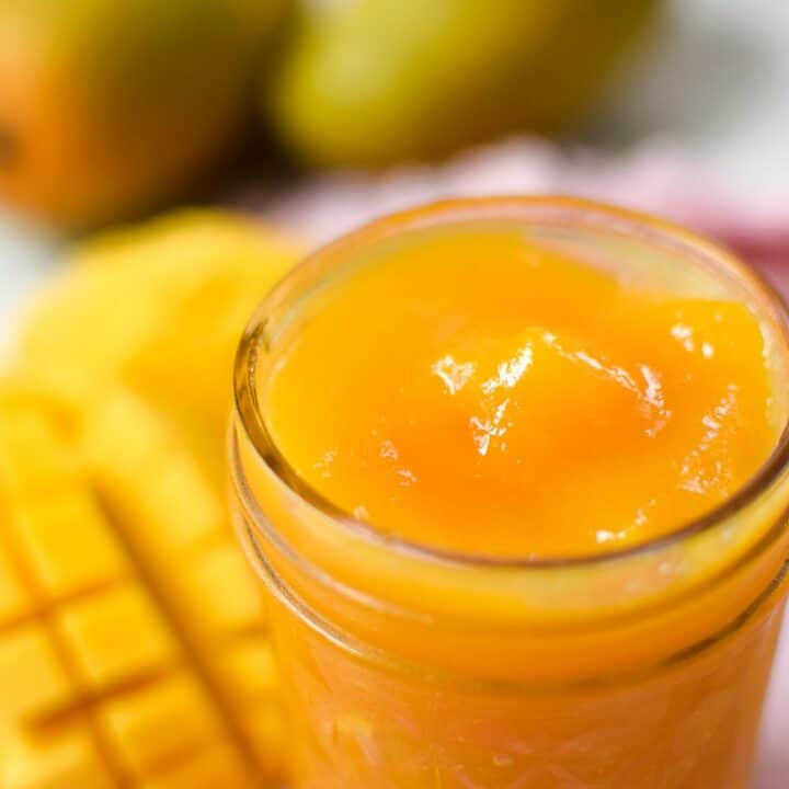 Homemade Mango Jelly + Mango Jelly Sandwich