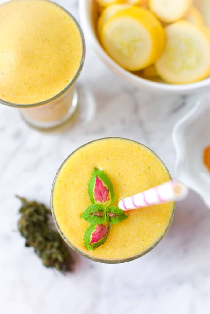 CBD Anti-Inflammatory Summer Squash Smoothie