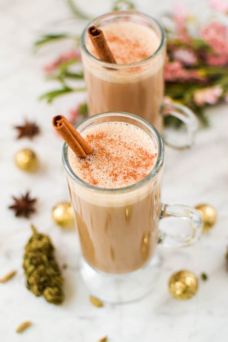 Cannabis-Infused Chai Latte by Emily Kyle Nutrition