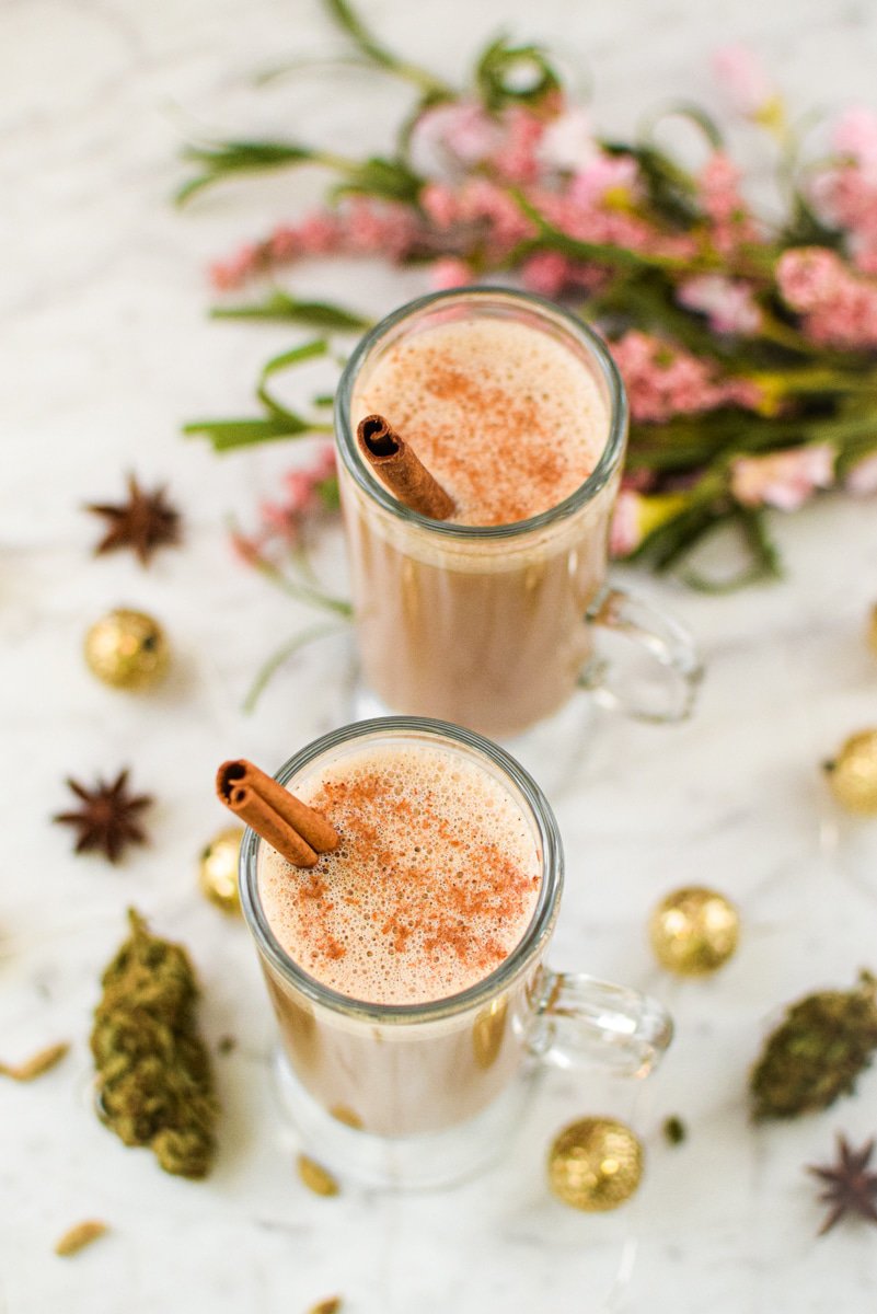 Spiced Cannabis Chai Latte » Emily Kyle, MS, RDN