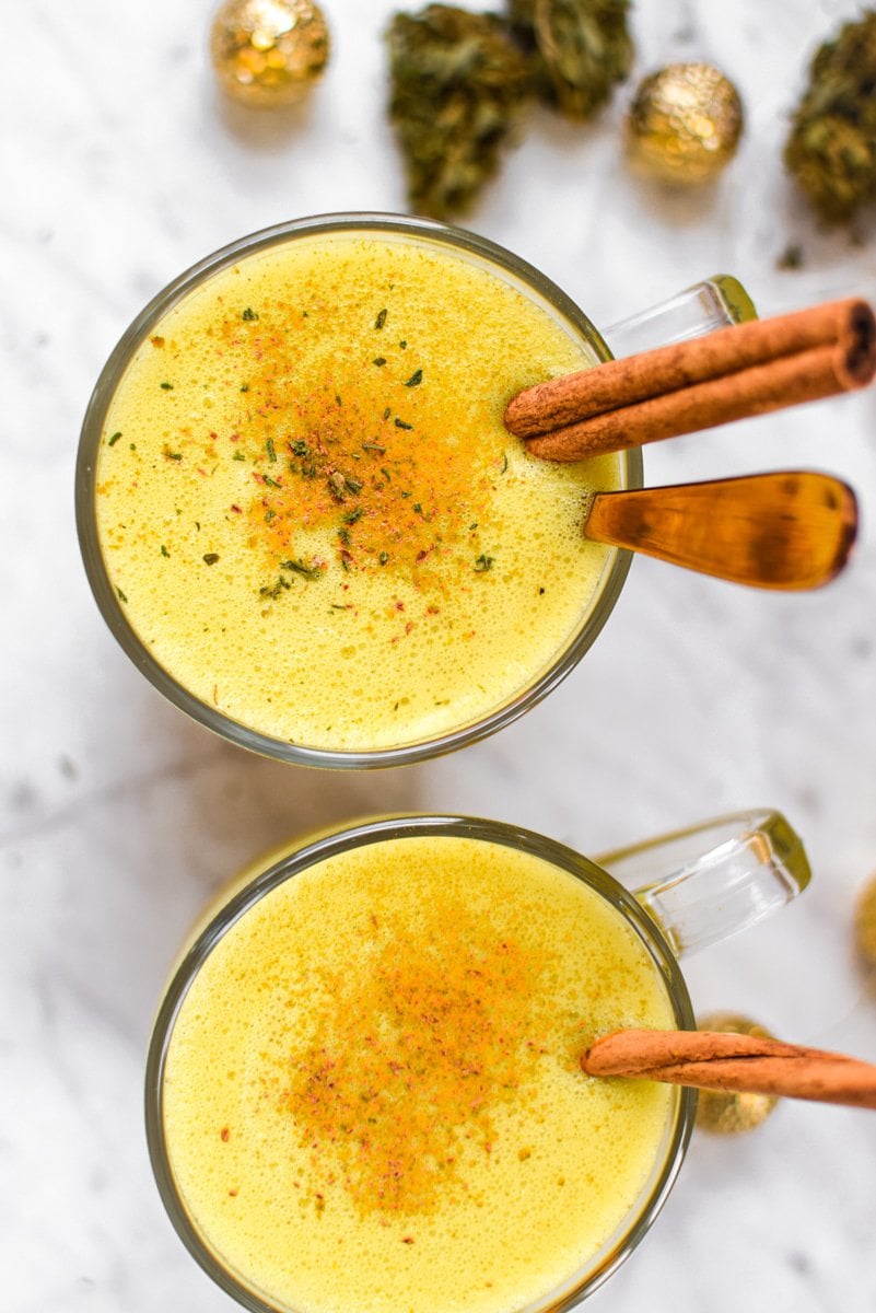 Cannabis Infused Golden Milk by Emily Kyle Nutrition