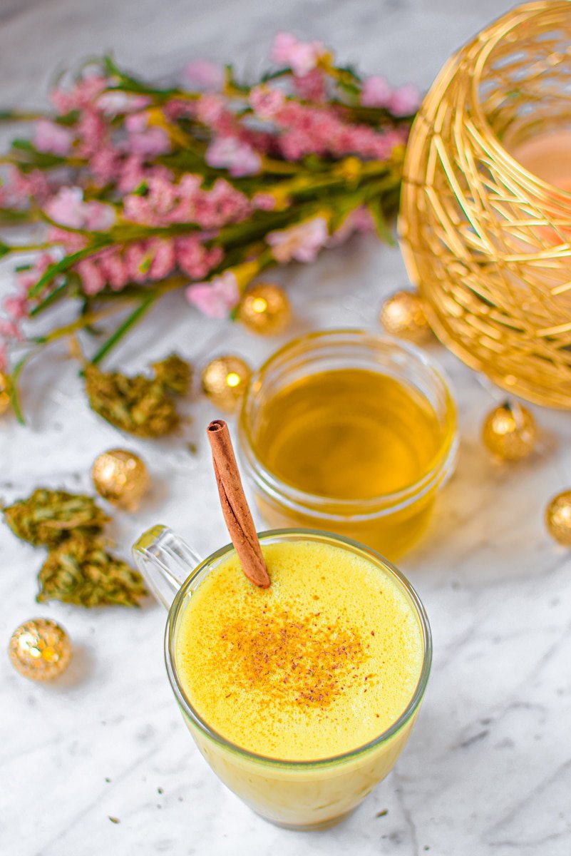 Cannabis Infused Golden Milk by Emily Kyle Nutrition