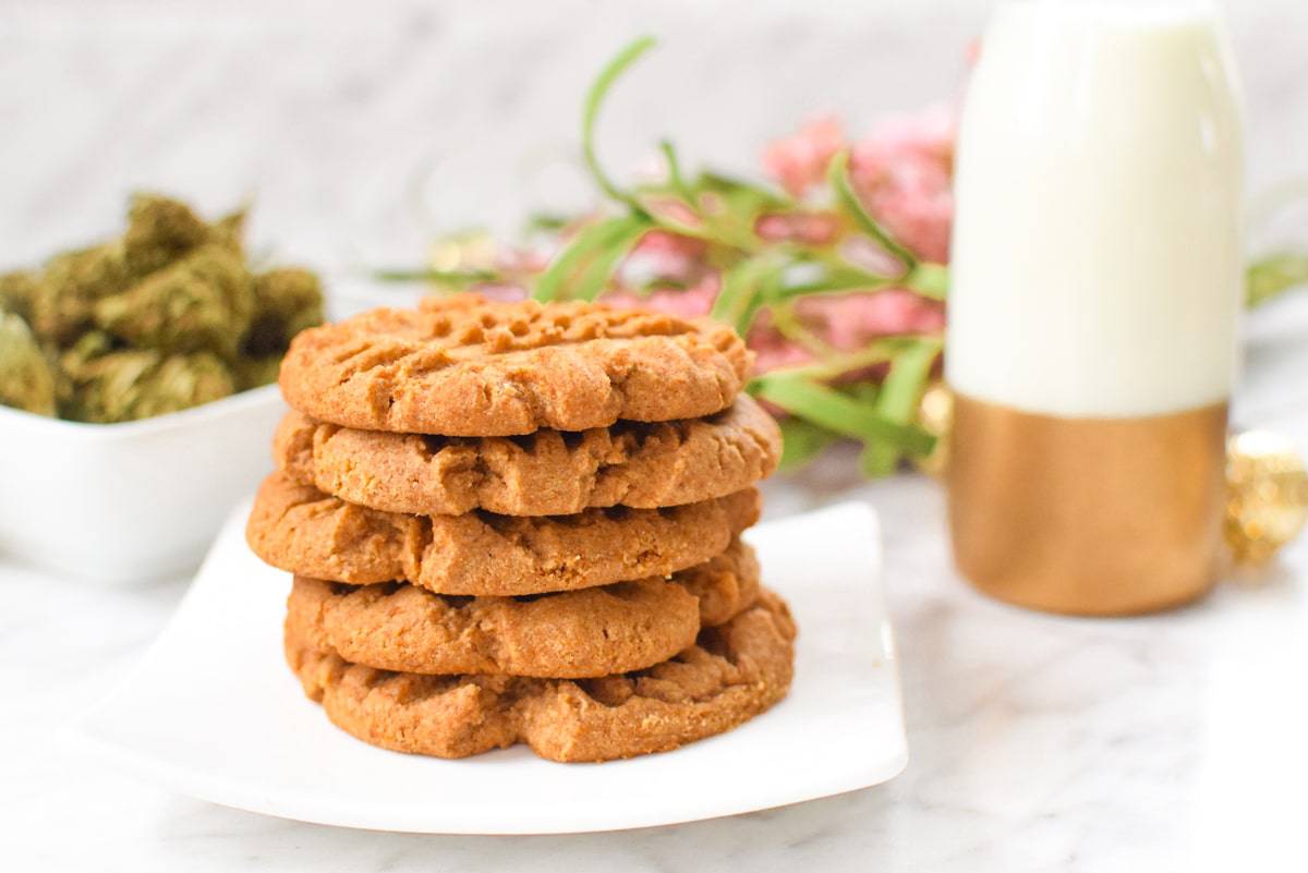 Easy Cannabis Peanut Butter Cookies » Emily Kyle, MS, RDN