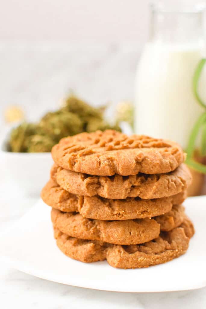 Easy Cannabis Peanut Butter Cookies » Emily Kyle, MS, RDN