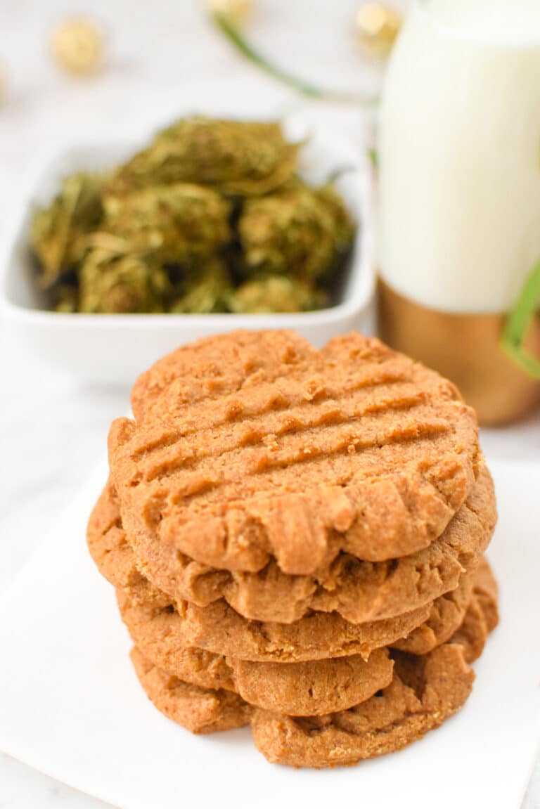 Easy Cannabis Peanut Butter Cookies » Emily Kyle, MS, RDN