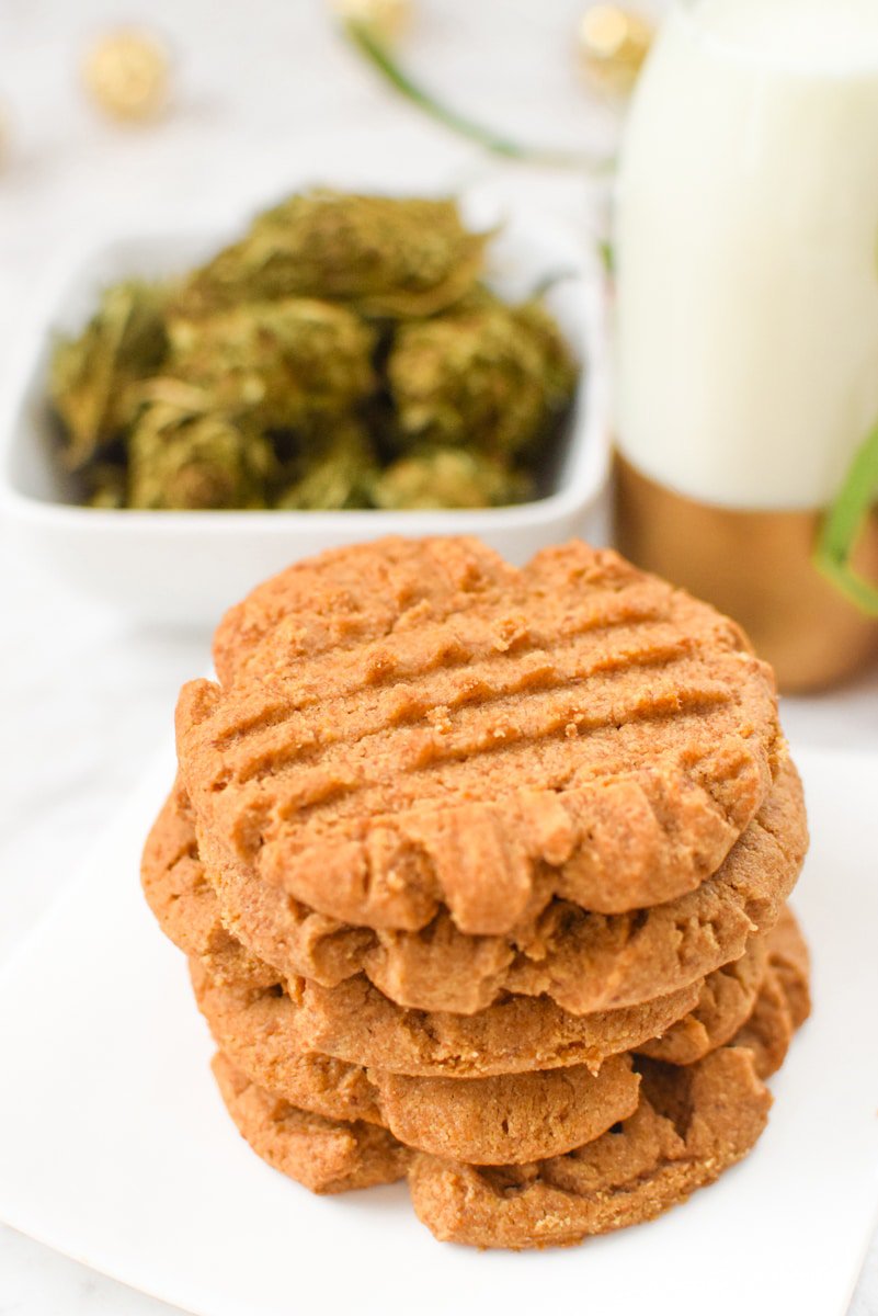 Cannabis Peanut Butter Cookies by Emily Kyle Nutrition