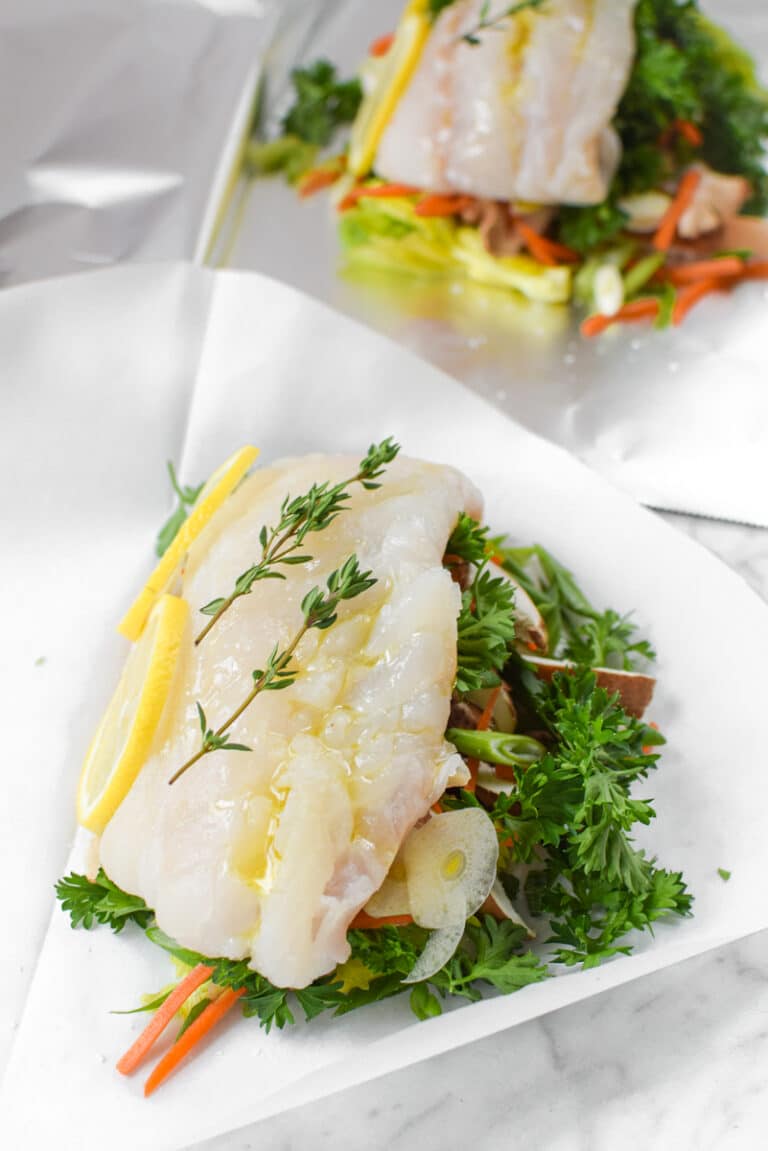 Foil Packet Baked Fish (en Papillote) » Emily Kyle Nutrition