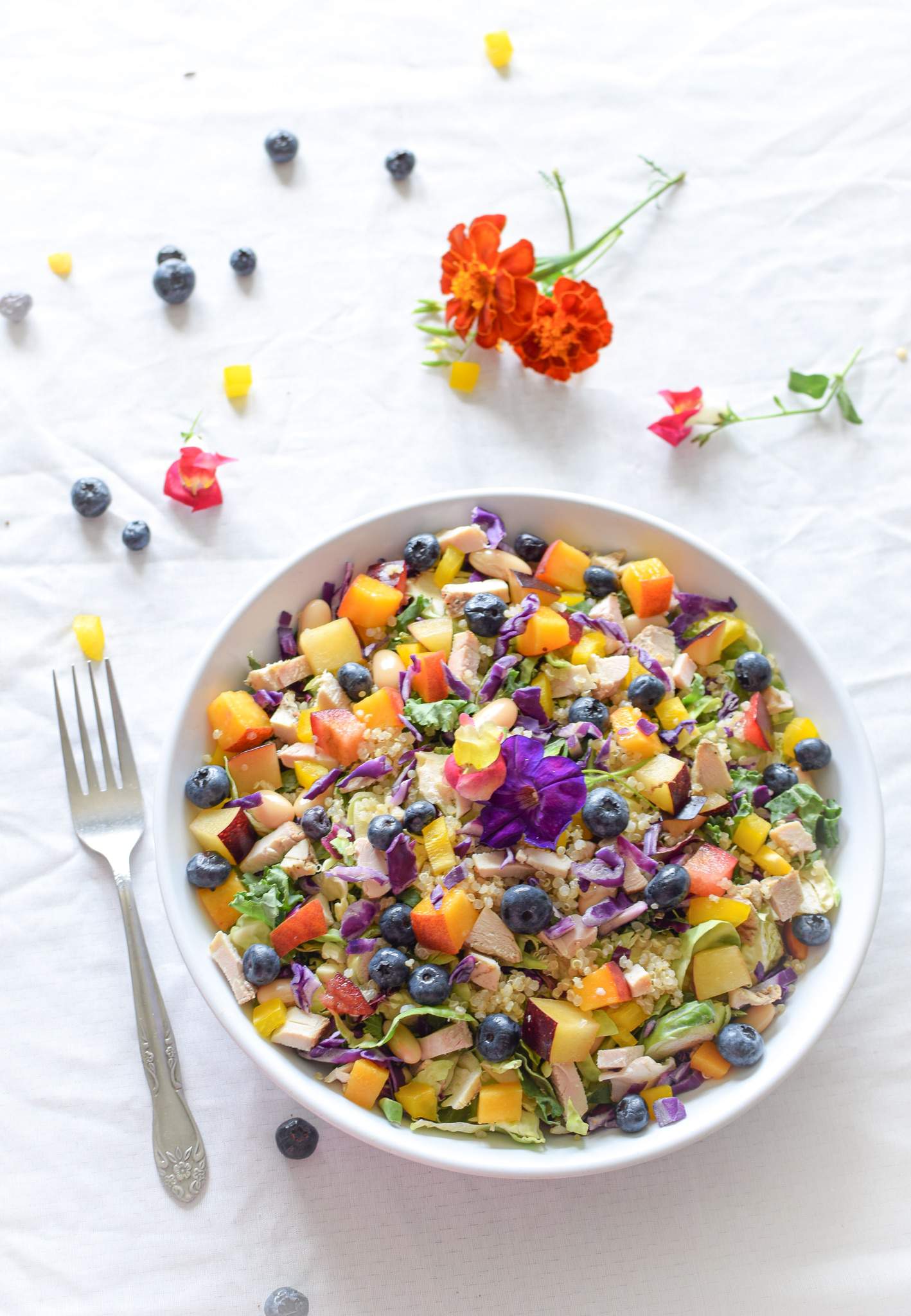 Rainbow Chicken Salad