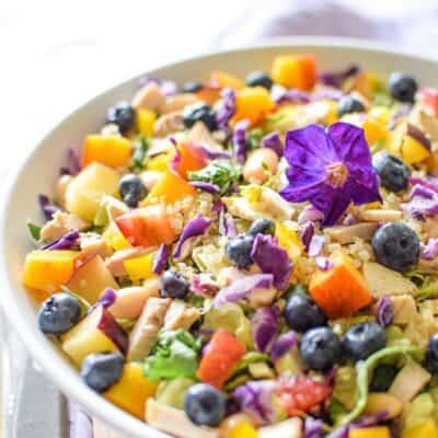 Rainbow Chicken Salad