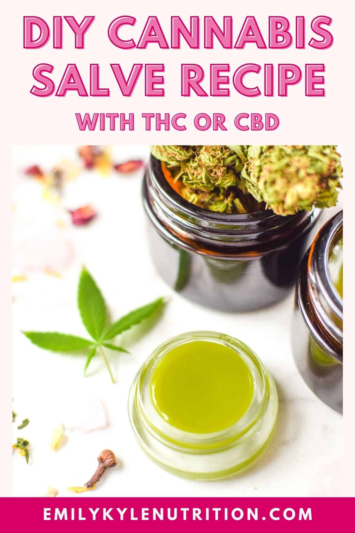 Cannabis Salve Recipe with THC or CBD » Emily Kyle, MS, RDN