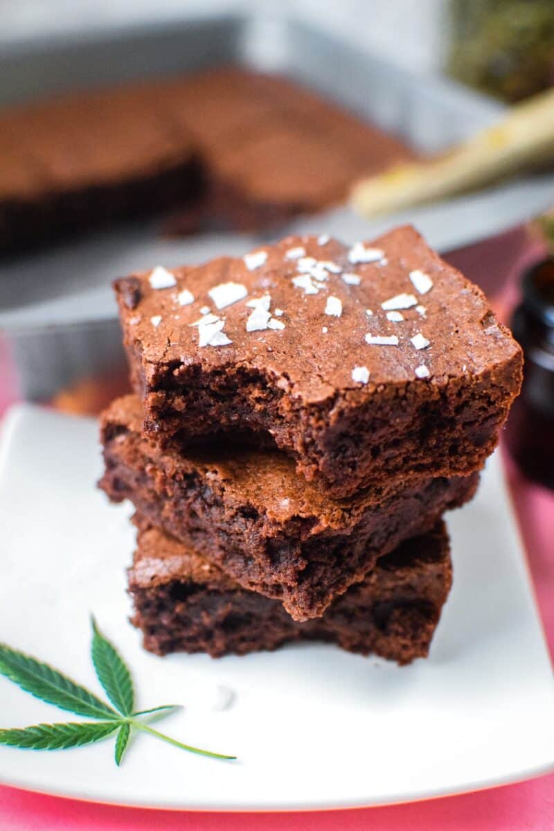 Easy Weed Brownies Recipe » Emily Kyle Nutrition